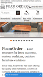 Mobile Screenshot of foamorder.com